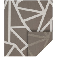 CAPRI 003 tmavě béžová s potiskem